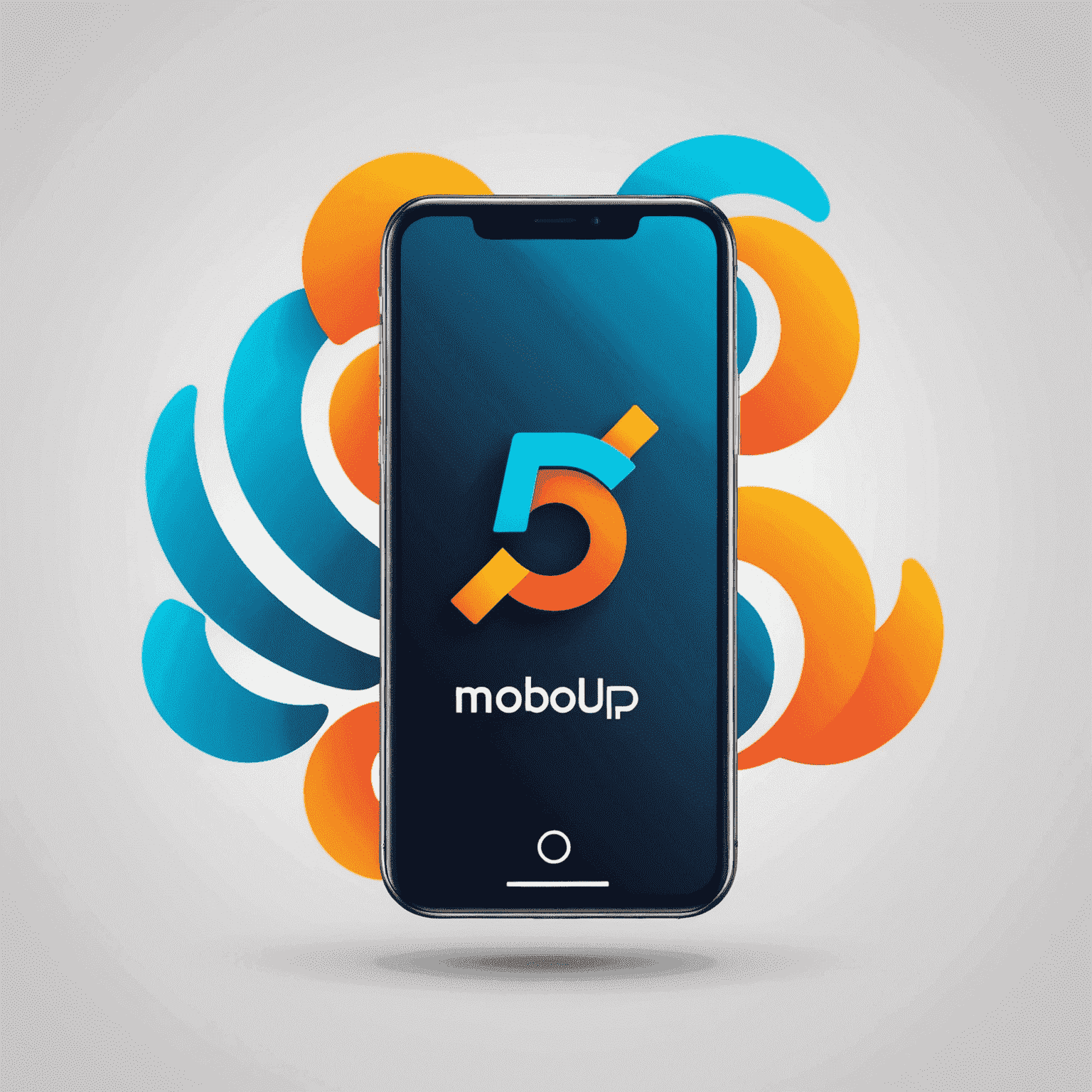 MobTopUp.com logo featuring a stylized mobile phone with ascending signal bars, symbolizing fast 5G connectivity